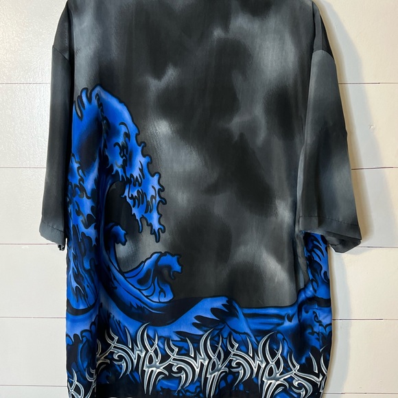 C-TWO MEN’S BUTTON FRONT SHIRT SZ XL - Picture 6 of 6